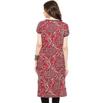 Pannkh Women's Flower Print Kurti