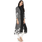 Pannkh Women's Monocromatic Anarkali Kurta