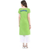 Pannkh Women's Solid Kurti With Tassels