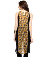 Pannkh Women's Cat Print Kurti