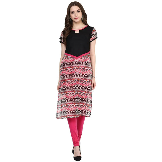 Pannkh Women's Multi Print Kurti