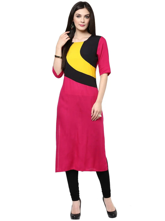 Spiral Patch Kurti