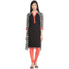 Pannkh Women's Printed Jacket Kurti