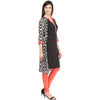 Pannkh Women's Printed Jacket Kurti