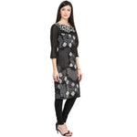 Pannkh Women's Monocromatic Cowl Kurti