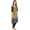 Pannkh Women's Red Abstract Print Kurti-LA1132-S