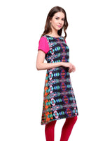 Pannkh Women's Gode Kurti-PK1127BLACK-S