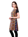 Pannkh Women's Gode Kurti-PK1127ORANGE-S