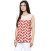 Pannkh Women's Red Floral Top