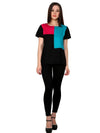 Pannkh Women's Colour Block Top-PKT3008DPINK-XS