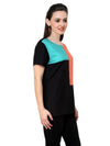 Colour Block Top-PKT3008GREEN-XS