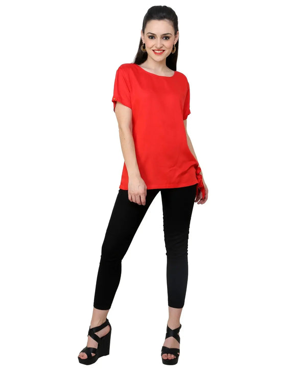 Knotted Top-PKT3005RED-XS