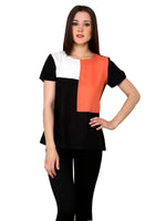 Pannkh Women's Colour Block Top-PKT3008WC-XS