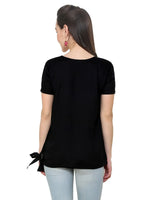 Knotted Top-PKT3005BLACK-XS