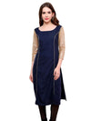 Pannkh Women's Shimmer Kurti-PK1122BLUE-S