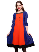 Pannkh Women's Georgette Anarkali Kurti