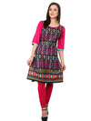 Pannkh Women's Pink Ikat With Dori