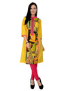 Pannkh Casual 3/4 Sleeve Printed Women's Kurti-PK9014S