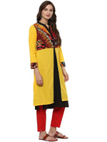 Pannkh Casual Full Sleeve Printed Women's Kurti-PK1017S