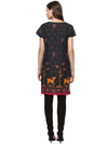 Pannkh Casual Half Sleeve Printed Women's Kurti-PK1057S