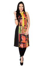 Pannkh Casual 3/4 Sleeve Printed Women's Kurti-PK1914S