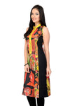 Pannkh Casual 3/4 Sleeve Printed Women's Kurti-PK1914S