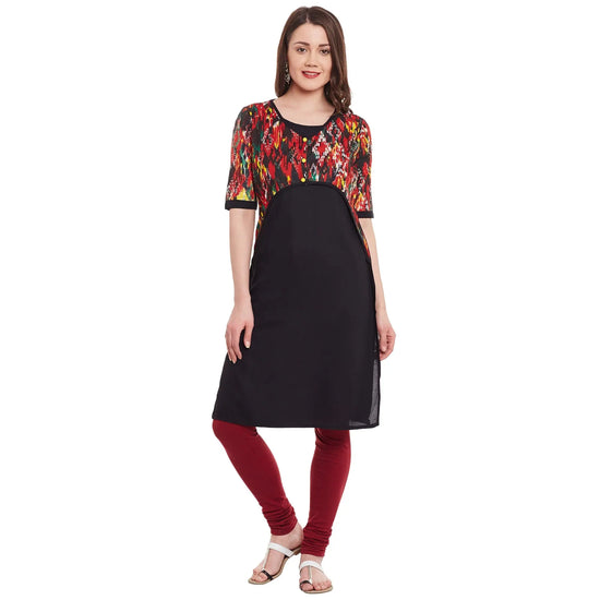 Pannkh Women's Red Ikat Jacket Kurti