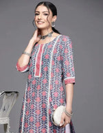 Women Printed Kurta and Pant Set-SKU-TTHGH2_SET2GRM