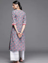 Women Printed Kurta and Pant Set-SKU-TTHGH2_SET2GRM