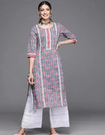 Women Printed Kurta and Pant Set-SKU-TTHGH2_SET2GRM