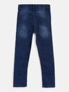 Tales & Stories Boy's Dark Blue Slim Fit Jeans-T198010-3-4-DB