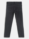 Tales & Stories Boys Lycra Grey Solid Jeans