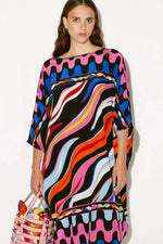 Regal Rose Kaftan Tunic