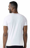 Huetrap White Mens Short Sleeve Graphic Printed Tshirt-HT16MKGRAWHT00266