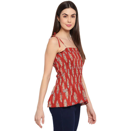 Aawari Cotton Strap Crop Top For Girls and Women AM0076-010-AM076-010