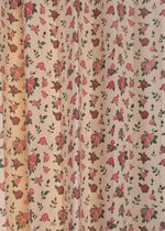 Wild Roses 100% cotton floral curtain for Living room & bed room - Room darkening - Pack of 1-230421077