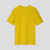 Yellow Round Neck 100% Cotton Customized T-Shirts - 180 GSM