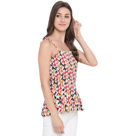 Aawari Cotton Strap Crop Top For Girls and Women AM0076-003-AM076-003