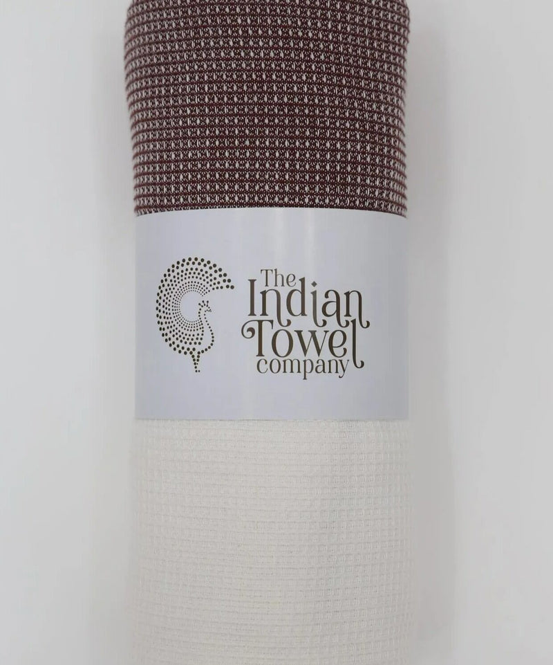 The Indian Towel Company Jumbo Bath Towel 100% Cotton - Majestic Maroon
