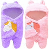 Brandonn Smiley Supersoft Wearable Hooded Swaddle Wrapper Cum Baby Sleeping Bag for Babies Pack of 2