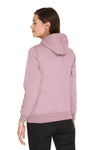 White Moon Hoodie Printed Casual/Sports Sweatshirt for women (Pink)