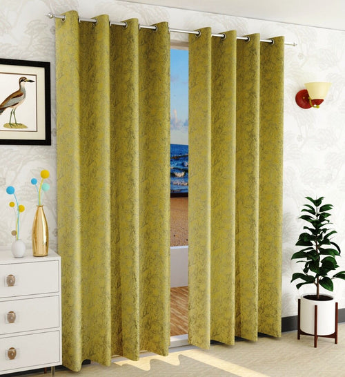 Home Sweet Home Swad Curtain - Set of 2