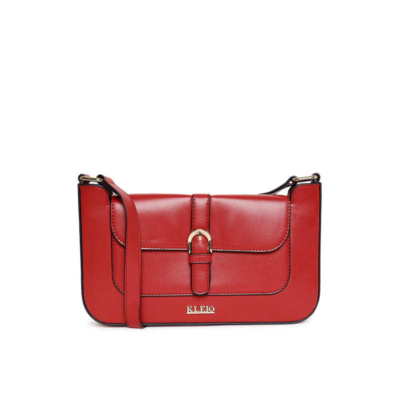 Kleio Dazzling Short Sling Structured Shoulder Handbag for Women and Girls