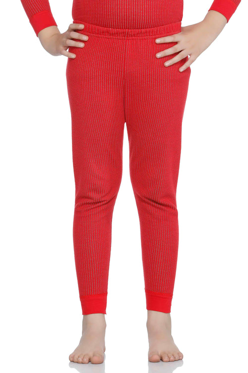 Bodycare Unisex Thermal Bottoms Pack Of 1-Red