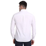 Men White Oxford Cotton Shirt Slim Fit