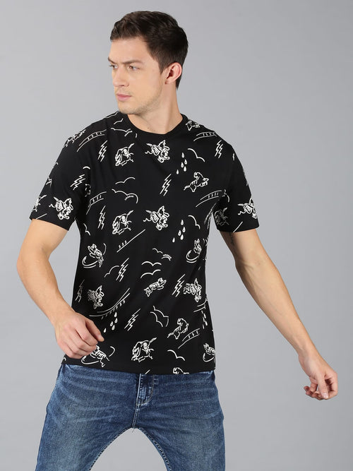 Men T-Shirt Printed Cotton DreamShift