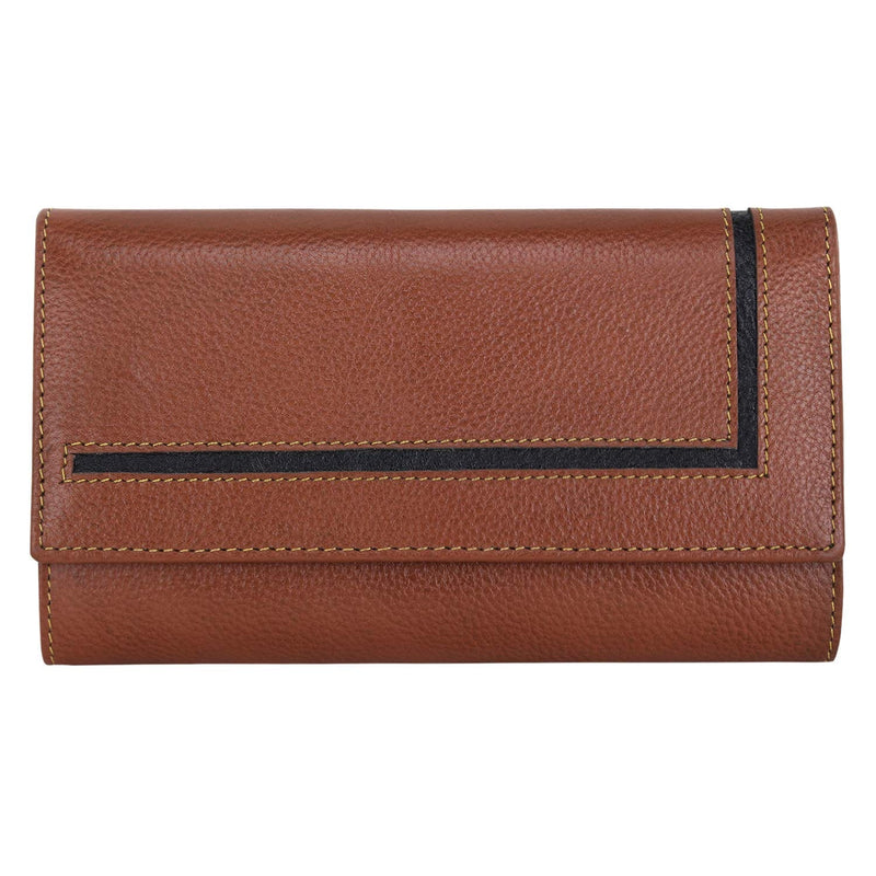 Women's Leather Clutch-Cow Printed Dry Milled