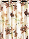 Home Sizzler 2 Piece 3D Flower Polyester Curtain Set
