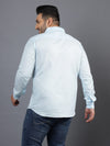 Instafab Teespring Plus Men Solid Stylish Full Sleeve Casual Shirts