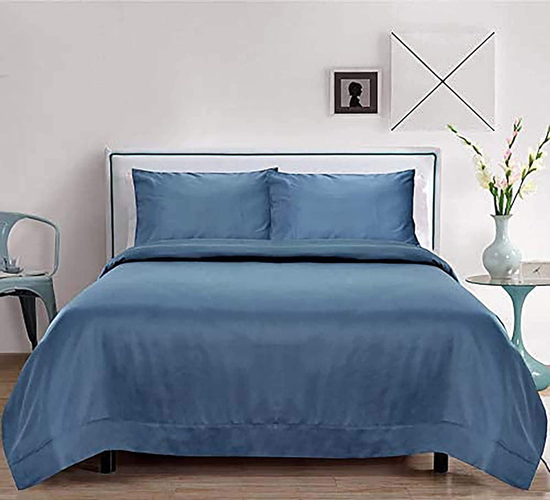 100% Tencel Lyocell Bed Sheets Set - Bahamas Blue - King